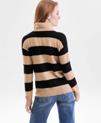 100% Cashmere Women's Quarter-Zip Sweater, Created for Macy's