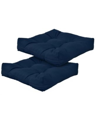 21 Inch x 21 Inch Patio Chair Seat Cushion Pads for Indoor and Outdoor