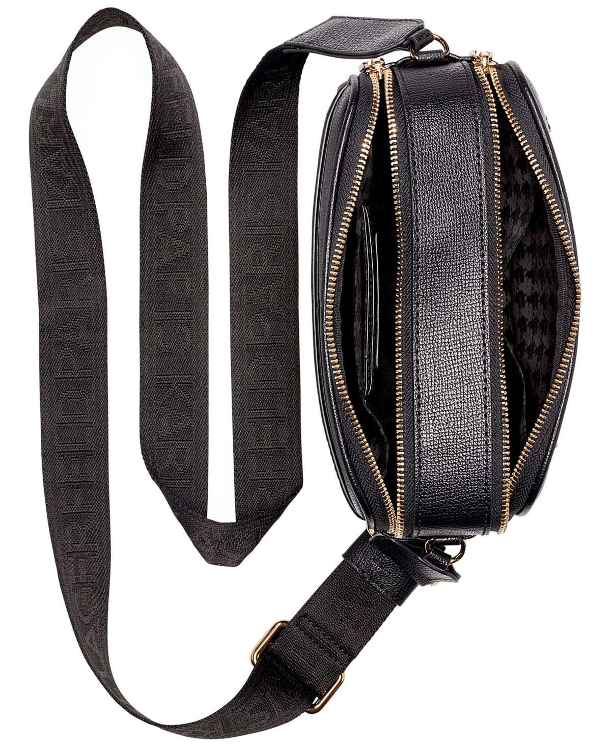 Karl Lagerfeld Maybelle Double Zip Top Crossbody Bag