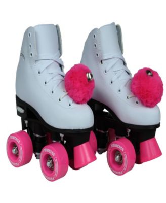 Epic Pink Princess Quad Roller Skates