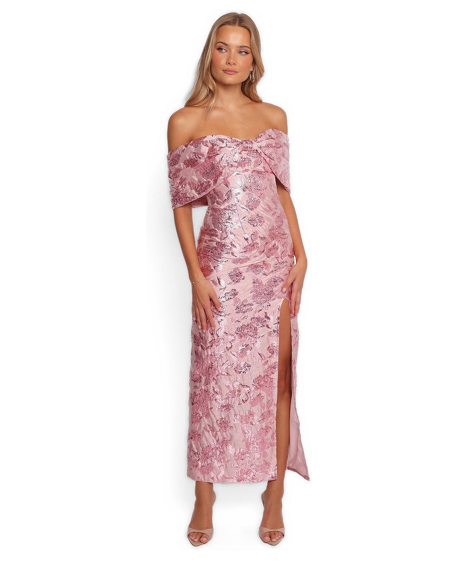 Petal & Pup Women Lilia Maxi Dress (Various Sizes in Pink)