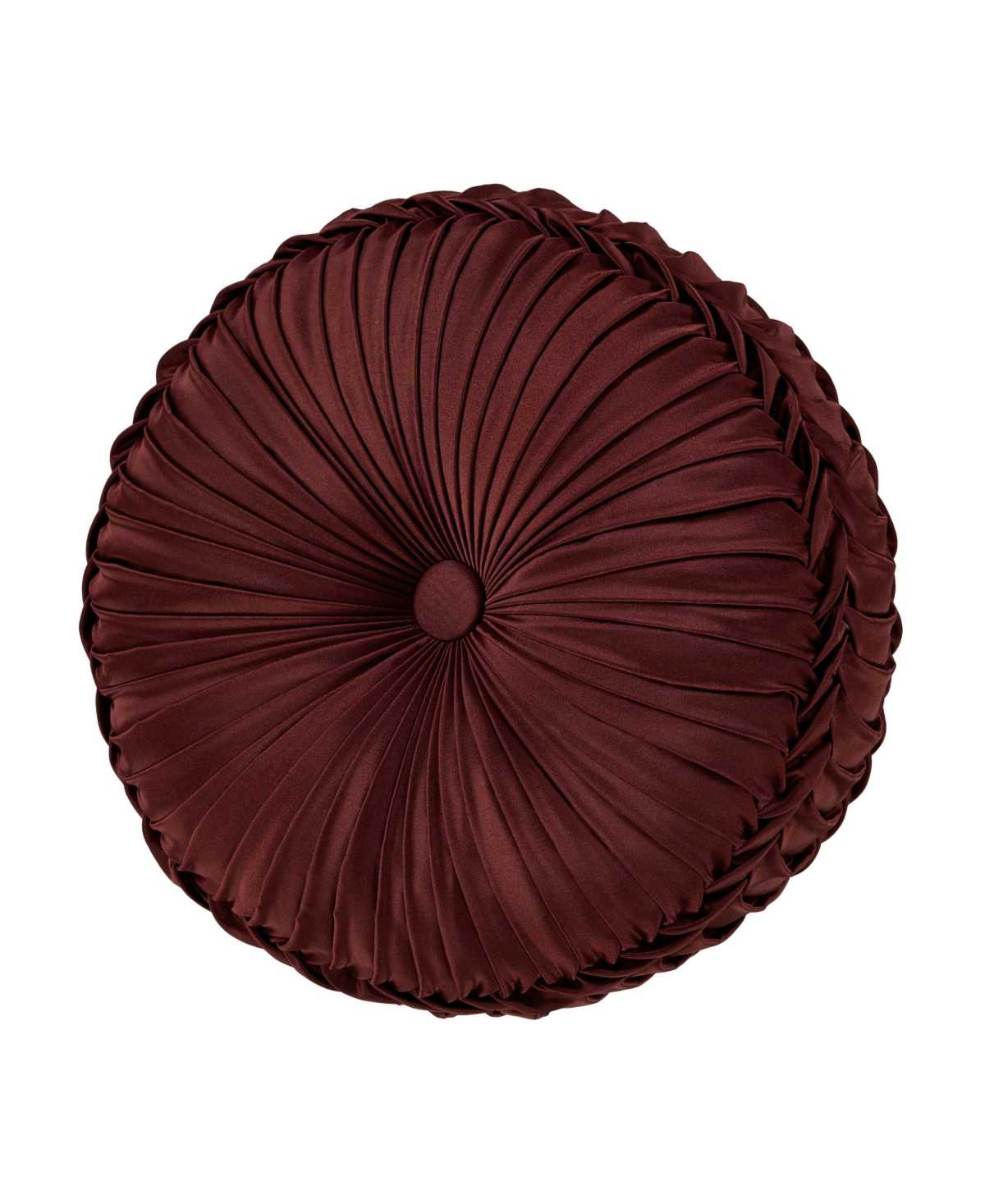 J Queen New York Renzo Tufted Decorative Pillow, 15" Round