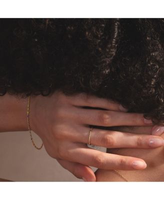 Sterling Silver Enamel Mine Beaded Colourful Rainbow Bracelet