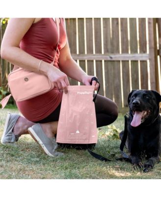 3-in-1 Crossbody Dog Walk Bag with Matching Planet-Safe Dog Poop Bags