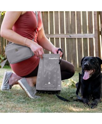 3-in-1 Crossbody Dog Walk Bag with Matching Planet-Safe Dog Poop Bags