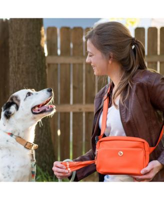 3-in-1 Crossbody Dog Walk Bag with Matching Planet-Safe Dog Poop Bags