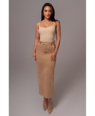 Women's Joy Suede Maxi Skirt