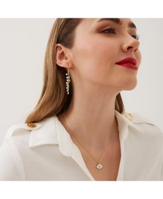 Sterling Silver Evil Eye Eyelash Necklace