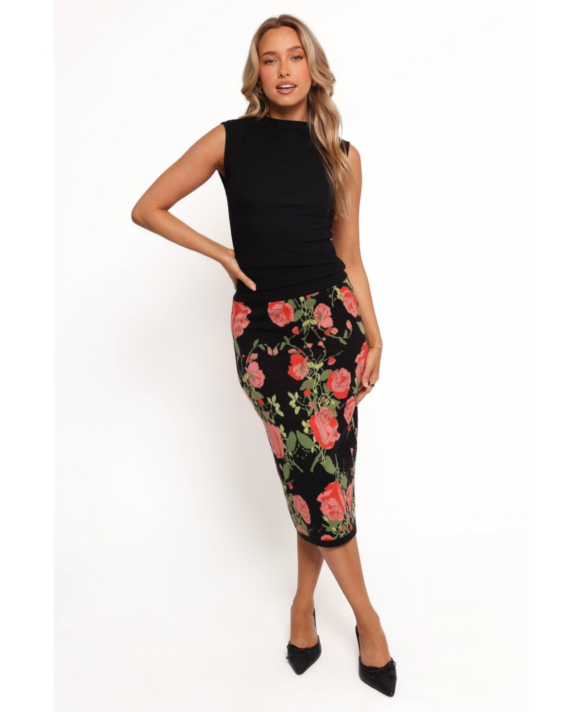 Women's Reeva Knit Skirt - Black
