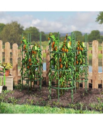 3 Pack 60 inch Adjustable Tall Plant Support Trellis for Climbing Plants