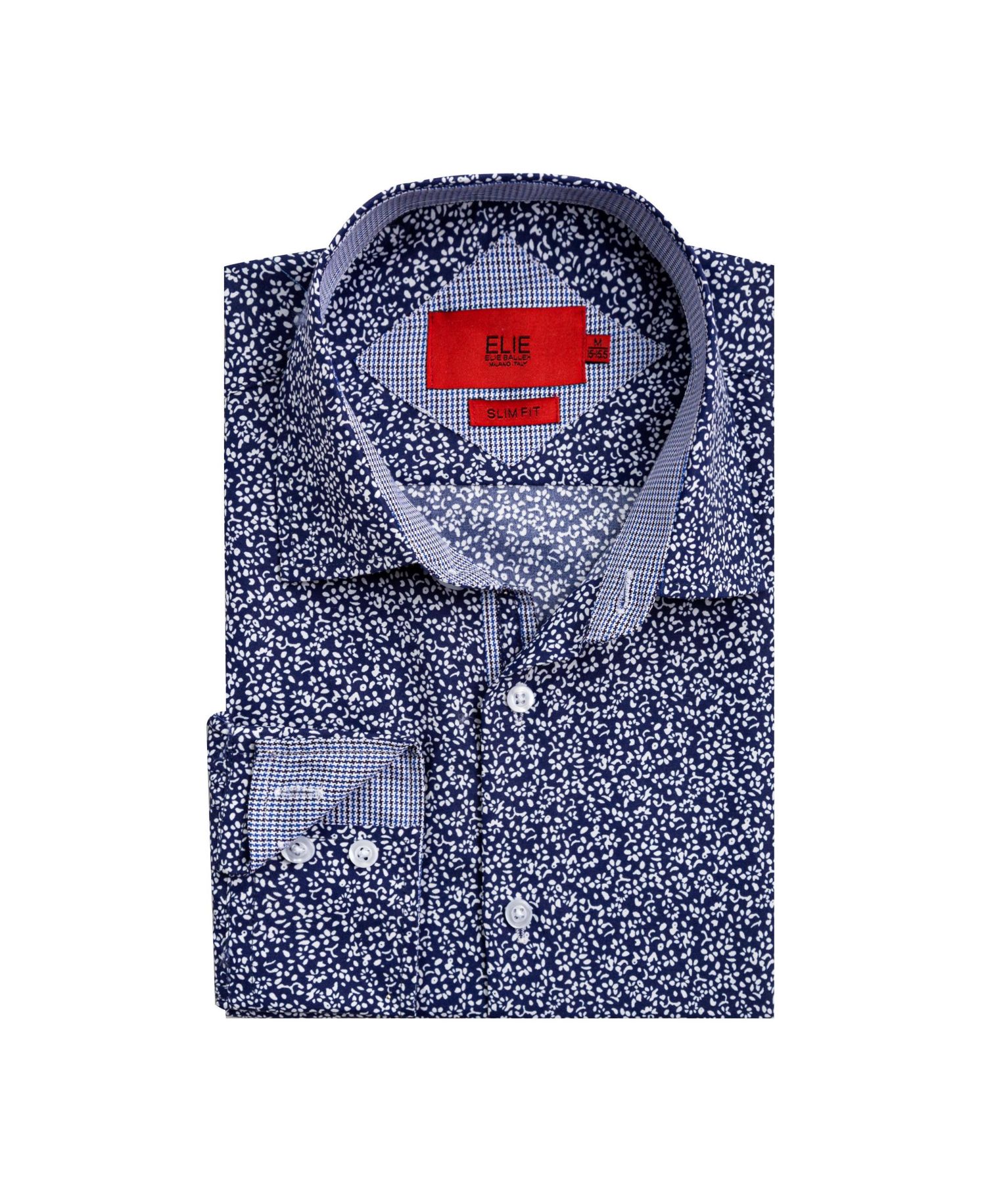 Big Boys Slim Fit Floral Printed Button-Down Shirt