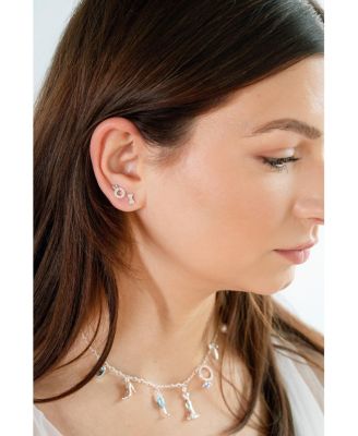 Bridal I Do Duo Stud Earring Set