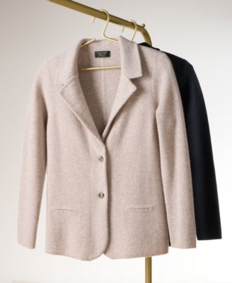 Women's 100% Cashmere Blazer, Macy's Exclusive