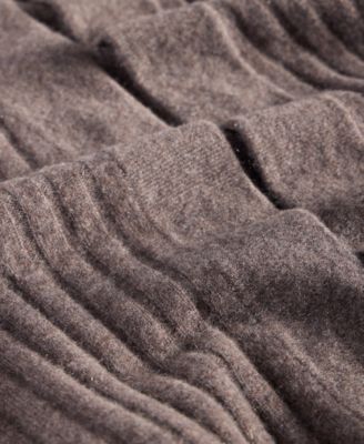 Petite Rib-Knit Open-Front Cashmere Duster, Exclusively at Macy's 