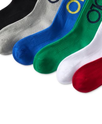Men's 6-Pk. Logo Crew Socks