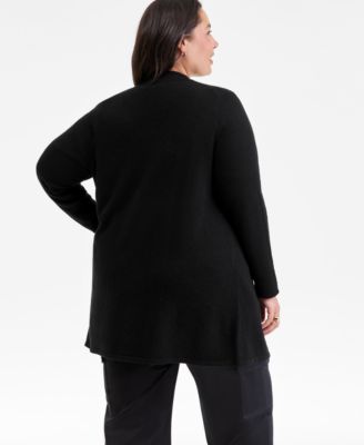 Plus Size 100% Cashmere Duster Cardigan, Macy's Exclusive 