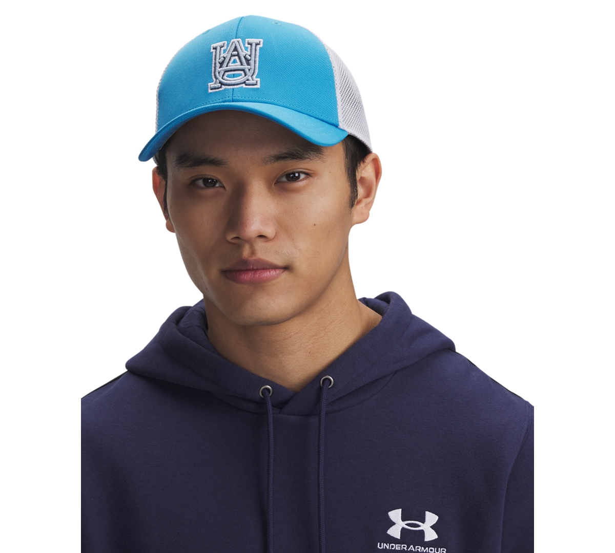 Men's Blitzing Trucker Hat - Ether Blue / / Halo Gray