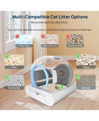 Self Cleaning Cat Litter Box-Blue