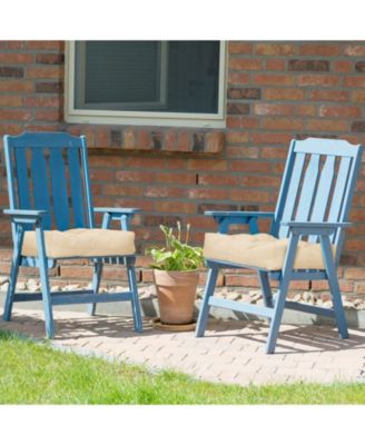 21 Inch x 21 Inch Patio Chair Seat Cushion Pads for Indoor and Outdoor