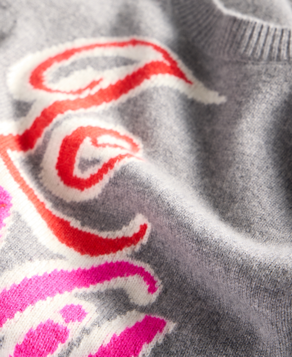 Charter Club Women's 100% Cashmere Le Vibe Chunky Crewneck Sweater, Macy's Exclusive In Gray