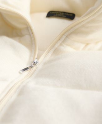 Women's Cashmere Puffer Jacket, Macy's Exclusive