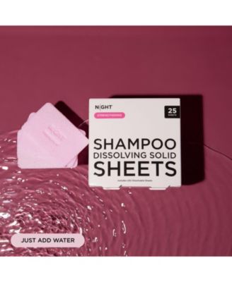 Travel Shampoo Sheets, TSA-Approved No-Limits, No-Spills, Instantly Dissolves, 25-50 Washes