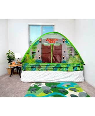 Jurassic Park Gates Indoor Bed Tent Pop-Up Canopy | 72 x 36 x 41 Inches