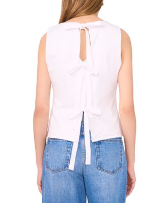 Women's Tie-Back Sleeveless Top