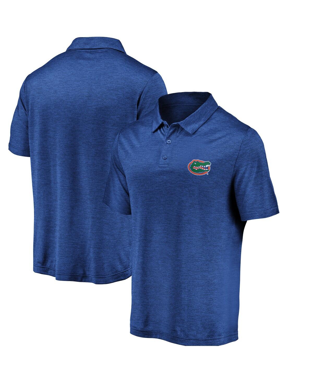 Men's Royal Florida Gators Primary Logo Striated Polo Shirt - Royal