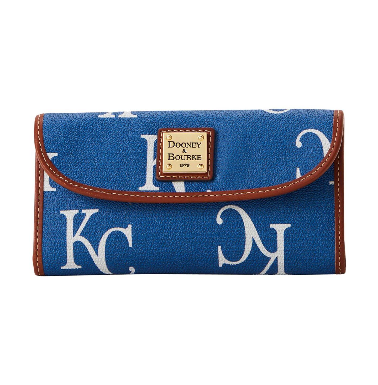 Женский клатч Dooney & Bourke Kansas City Royals Sporty Monogram Continental — фото 1
