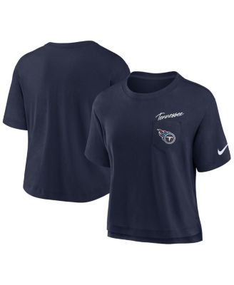 Nike - Women's College Navy Tennessee Titans Performance Pocket T-Shirt