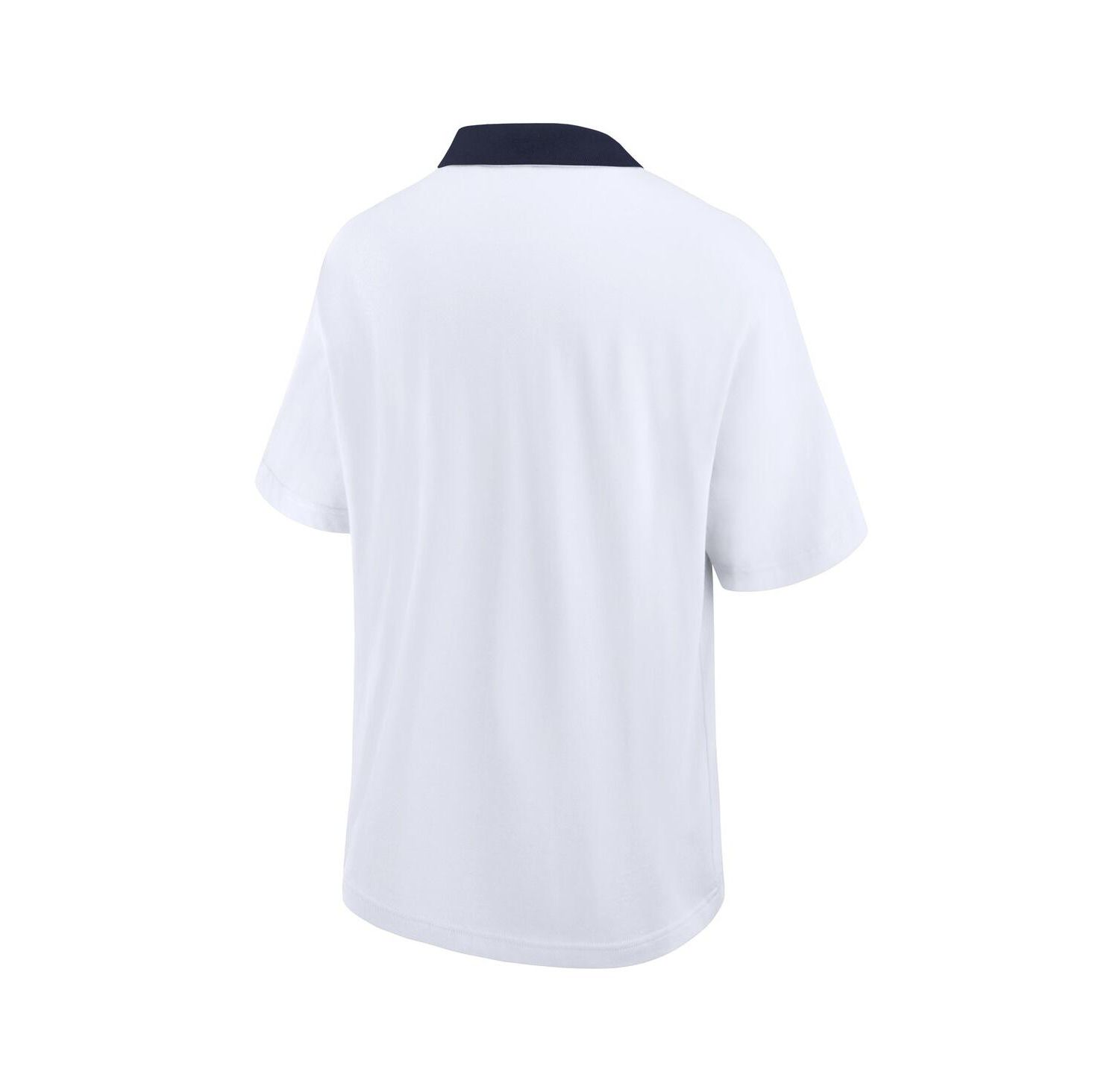 Men's White Michigan Wolverines Jersey Polo Shirt