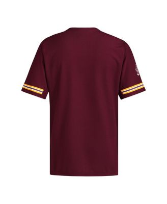 Men's Maroon Arizona State Sun Devils Reversible Retro Full-Button Baseball Jersey