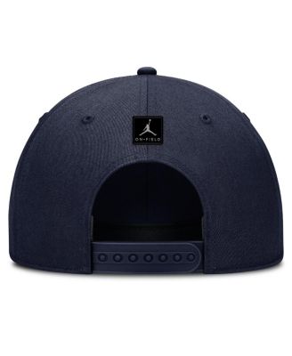 Men's Navy Michigan Wolverines Rise Adjustable Hat