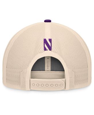 Men's Purple/Natural Northwestern Wildcats Bennett Trucker&nbsp;Adjustable Hat