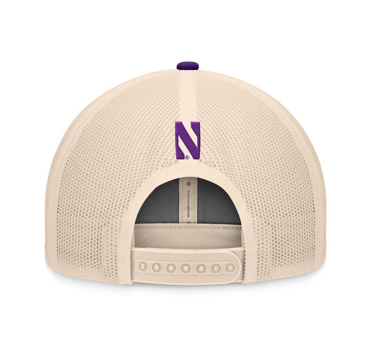 Men's Purple/Natural Northwestern Wildcats Bennett Trucker Adjustable Hat
