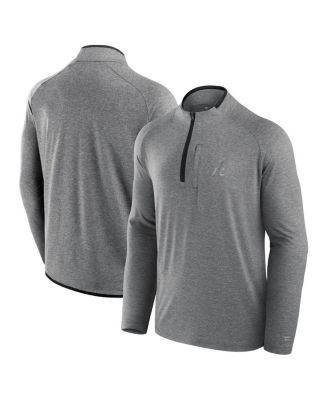 Fanatics - Men's Black Alabama Crimson Tide Mock Neck Half-Zip Pullover Jacket