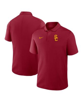 Nike - Men's Cardinal USC Trojans Primetime Victory Primary Logo Performance Polo Shirt