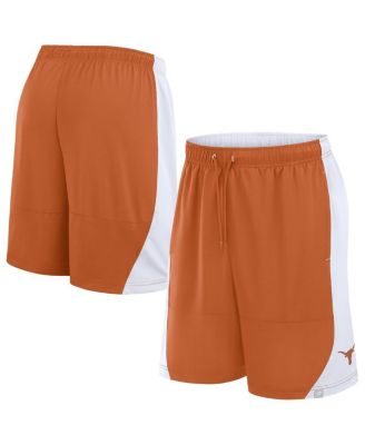 Fanatics - Men's Texas Orange/White Texas Longhorns Strength Unleashed Shorts
