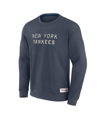 Men's Blue New York Yankees Elements Future Ground Lettering Pullover Sweatshirt