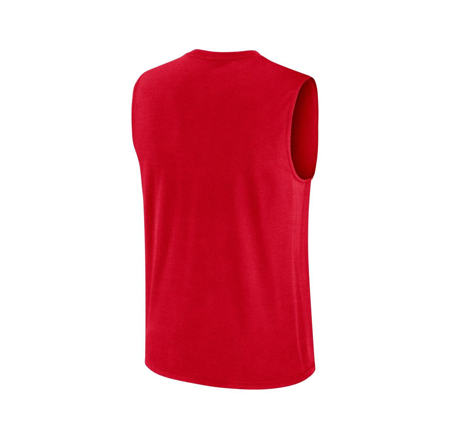 Men's Red Georgia Bulldogs Primetime Tricode Legend Performance Tank Top