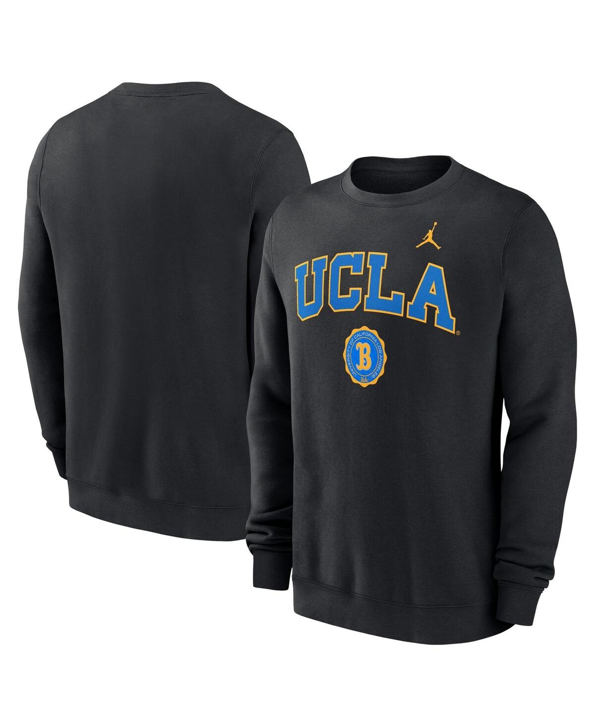 JORDAN MEN'S BLACK UCLA BRUINS LEGACY CLASSIC PULLOVER SWEATSHIRT 