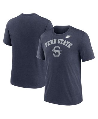 Nike - Men's Heather Navy Penn State Nittany Lions Legacy Arch Tri-Blend T-Shirt