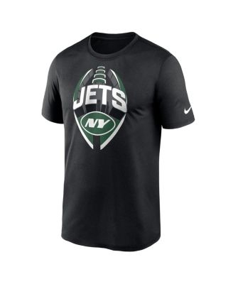 Men's Black New York Jets Legend Icon Performance T-Shirt