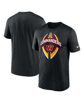 Nike - Men's Black Washington Commanders Legend Icon Performance T-Shirt