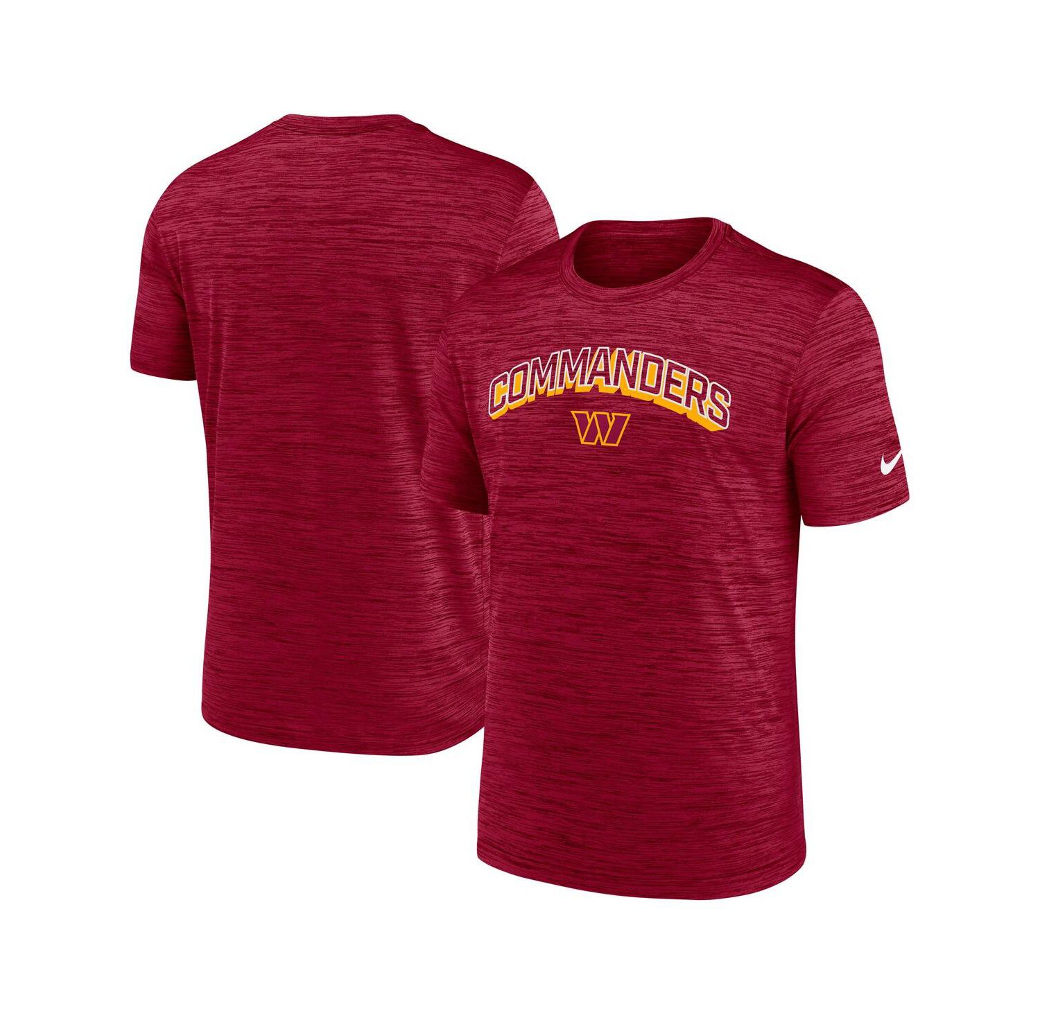 Men's Burgundy Washington Commanders Velocity Performance T-Shirt