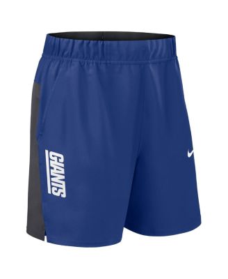 Men's Royal New York Giants Woven Victory Performance Shorts