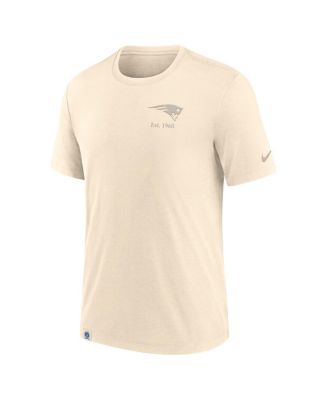 Men's Cream New England Patriots Glory Tri-Blend T-Shirt