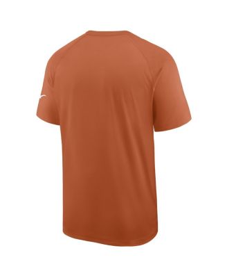 Men's Burnt Orange Texas Orange Ready Raglan Premium Performance T-Shirt