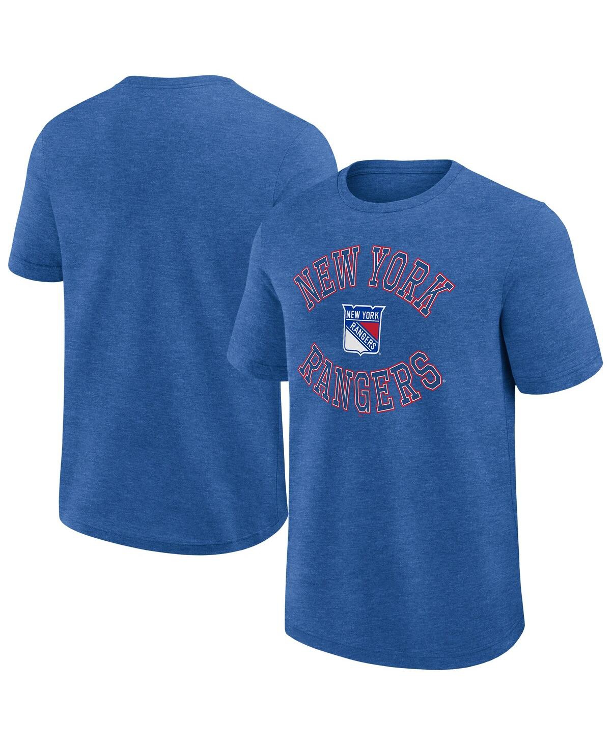 Men's Heather Blue New York Rangers Success T-Shirt - Heather Blue